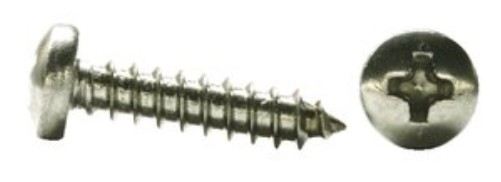 200) 4-24 x 1/4 Phillips Drive/PanHead Zinc/Type A Point Steel SheetMetal Screw